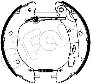 Brake Shoe Set (151-321)