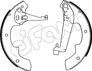 Brake Shoe Set (153-615)