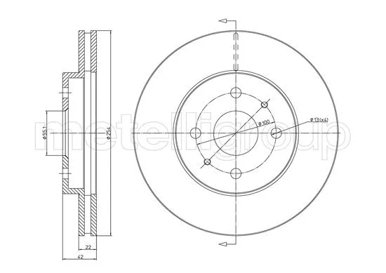 Brake Disc (800-922)