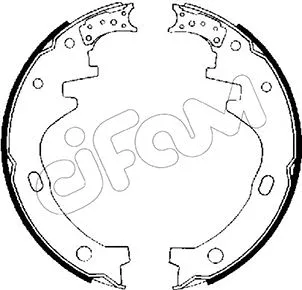 Brake Shoe Set (153-274)