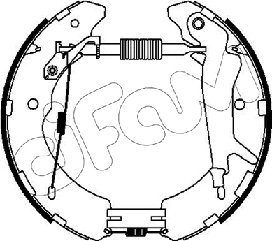 Brake Shoe Set (151-528)