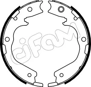 Brake Shoe Set, parking brake (153-195)