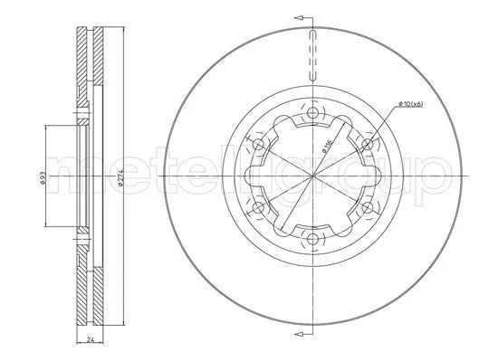 Brake Disc (800-1675C)