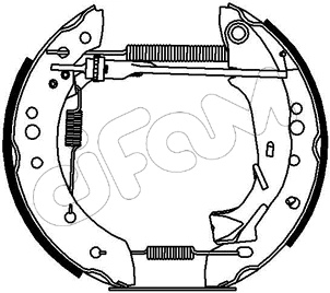 Brake Shoe Set (151-165)
