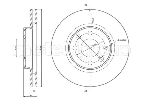 Brake Disc (800-1504C)