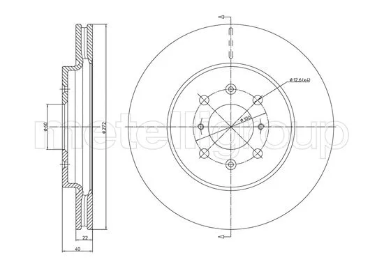 Brake Disc (800-1264C)