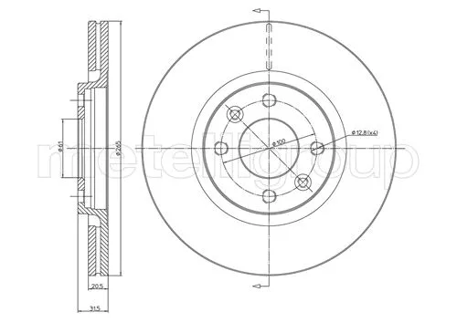 Brake Disc (800-152)