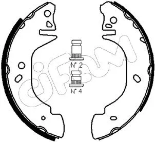 Brake Shoe Set (153-122)