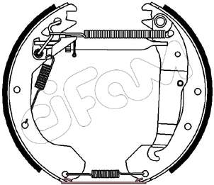 Brake Shoe Set (151-175)