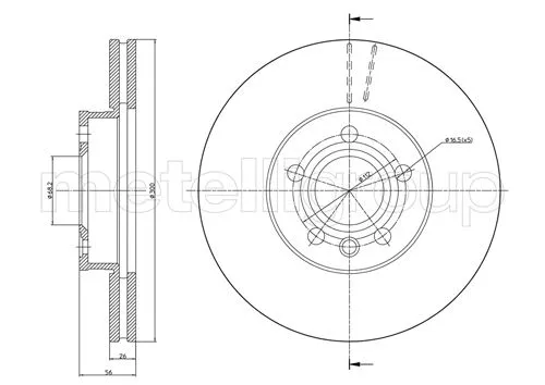 Brake Disc (800-736C)