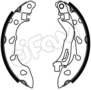 Brake Shoe Set (153-488)