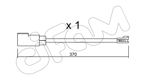 Warning Contact, brake pad wear (SU.339)