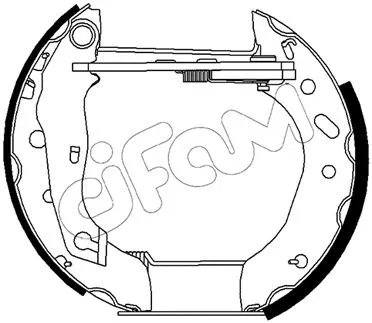 Brake Shoe Set (151-483)
