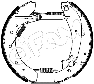 Brake Shoe Set (151-169)