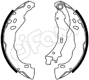 Brake Shoe Set (153-544)