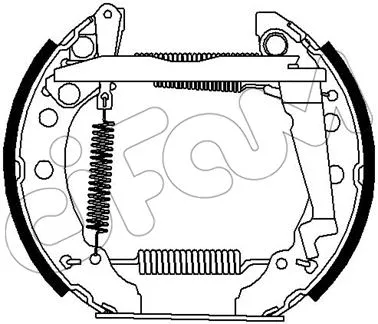 Brake Shoe Set (151-278)