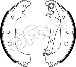 Brake Shoe Set (153-531)