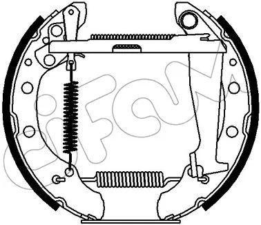 Brake Shoe Set (151-414)