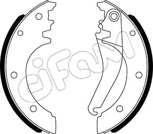 Brake Shoe Set (153-486)