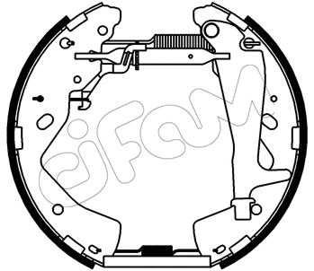 Brake Shoe Set (151-556)