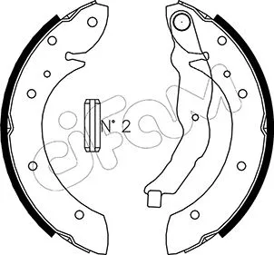 Brake Shoe Set (153-015)