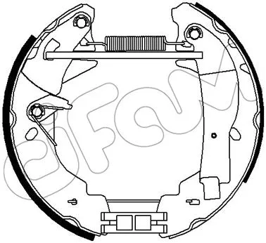 Brake Shoe Set (151-307)
