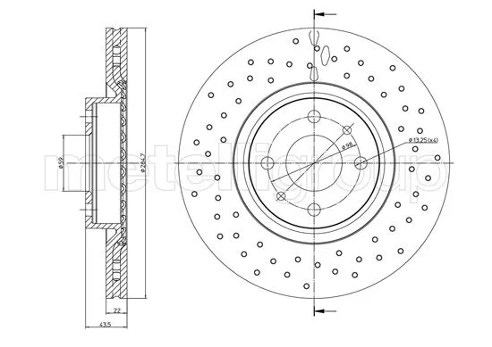 Brake Disc (800-1411FC)