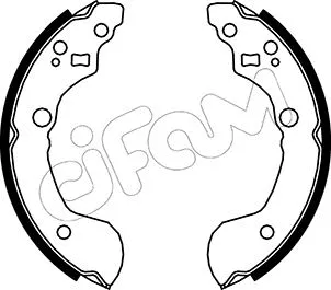 Brake Shoe Set (153-286)