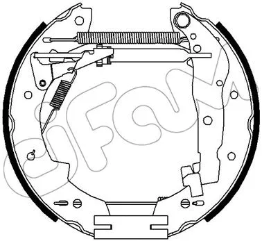 Brake Shoe Set (151-420)