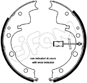 Brake Shoe Set (153-065)
