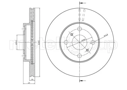 Brake Disc (800-717C)