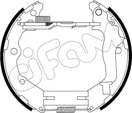 Brake Shoe Set (151-506)