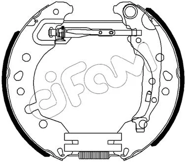 Brake Shoe Set (151-496)