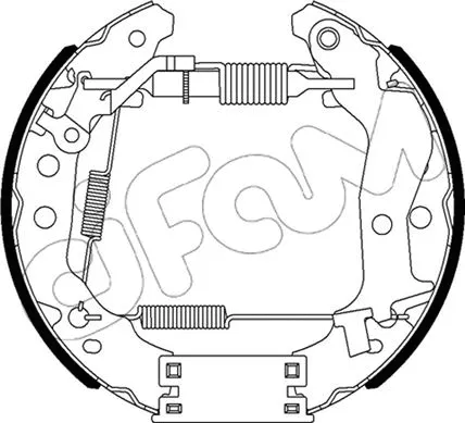 Brake Shoe Set (151-526)