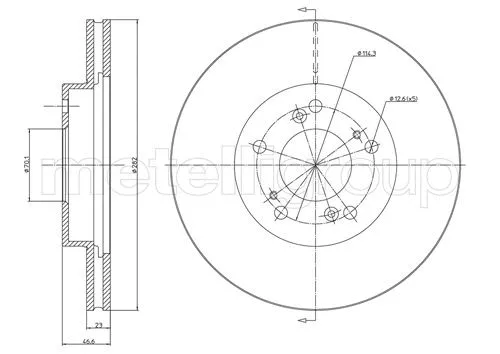 Brake Disc (800-503C)