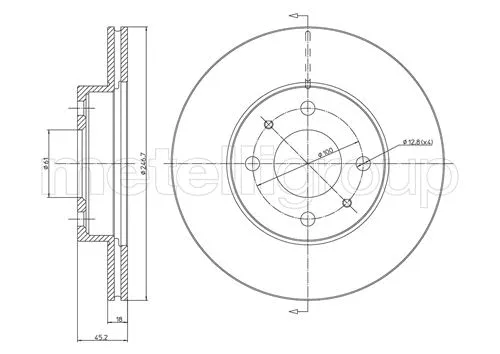 Brake Disc (800-456)