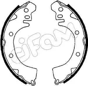 Brake Shoe Set (153-252)
