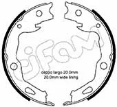 Brake Shoe Set, parking brake (153-666)