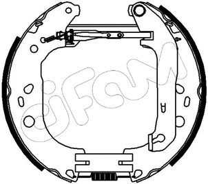 Brake Shoe Set (151-229)