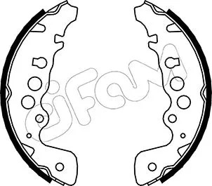 Brake Shoe Set (153-401)