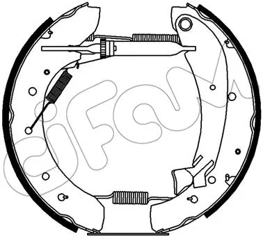 Brake Shoe Set (151-427)