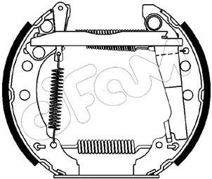 Brake Shoe Set (151-031)