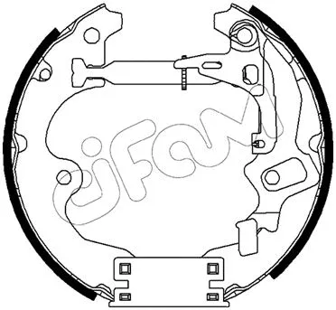 Brake Shoe Set (151-503)