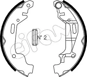 Brake Shoe Set (153-314)