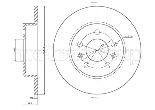 Brake Disc (800-535)