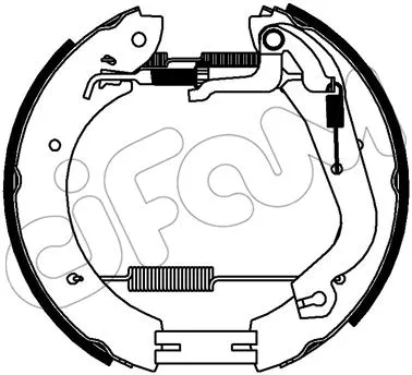 Brake Shoe Set (151-335)