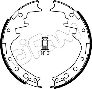 Brake Shoe Set (153-413)