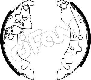Brake Shoe Set (153-079Y)