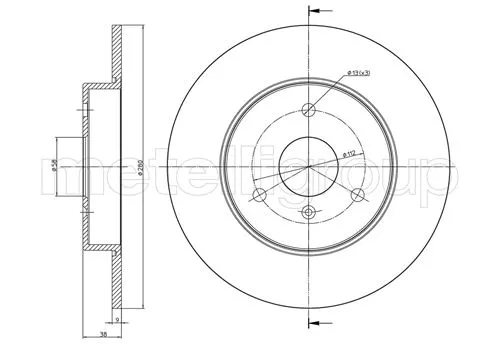 Brake Disc (800-538C)