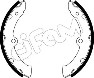 Brake Shoe Set (153-639)